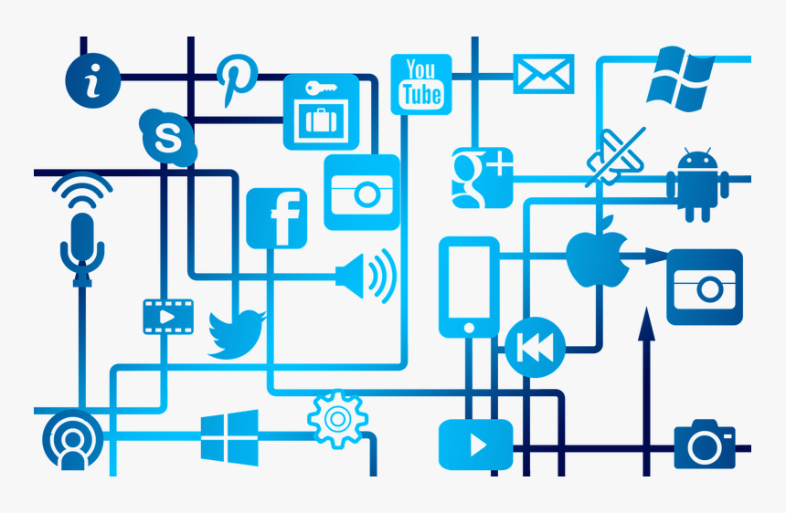 Social Media Network Icons, HD Png Download, Free Download