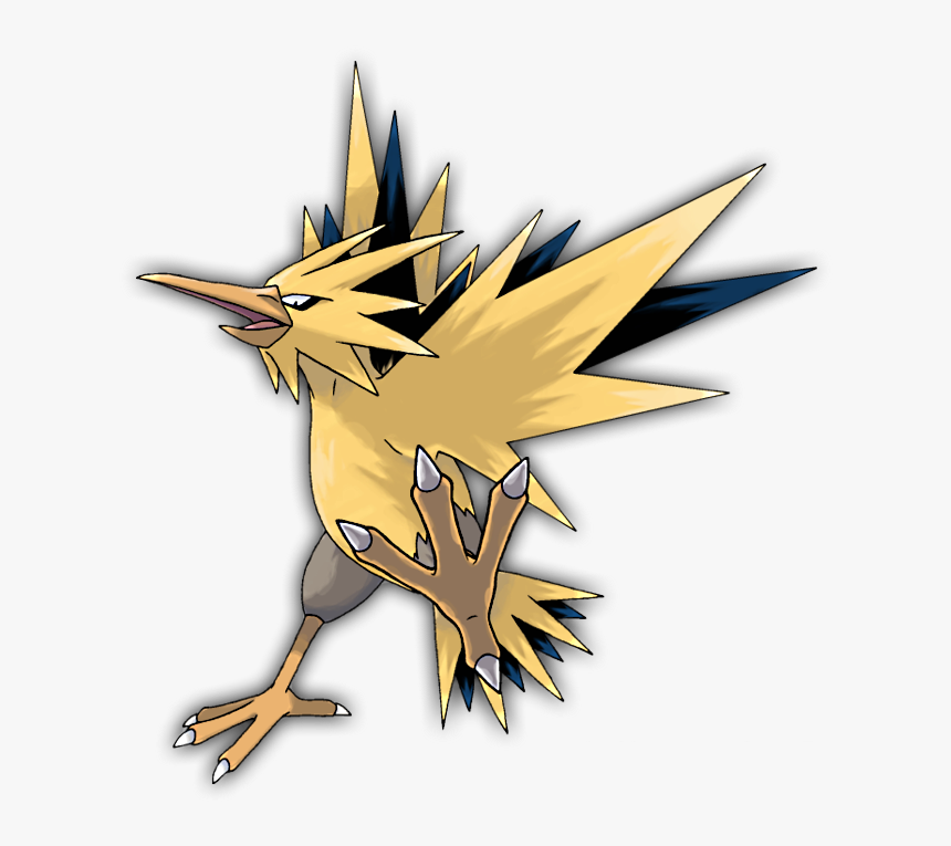 Difference Between Zapdos And Shiny Zapdos , Png Download - Zapdos Shiny, Transparent Png, Free Download