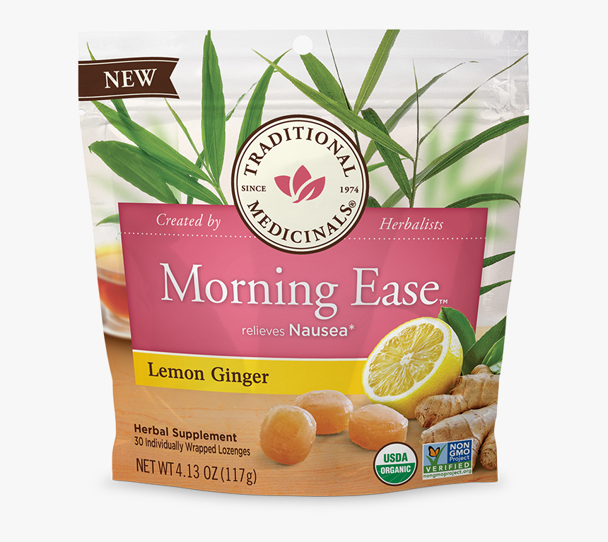 Morning Ease Lemon Ginger Lozenges, HD Png Download, Free Download