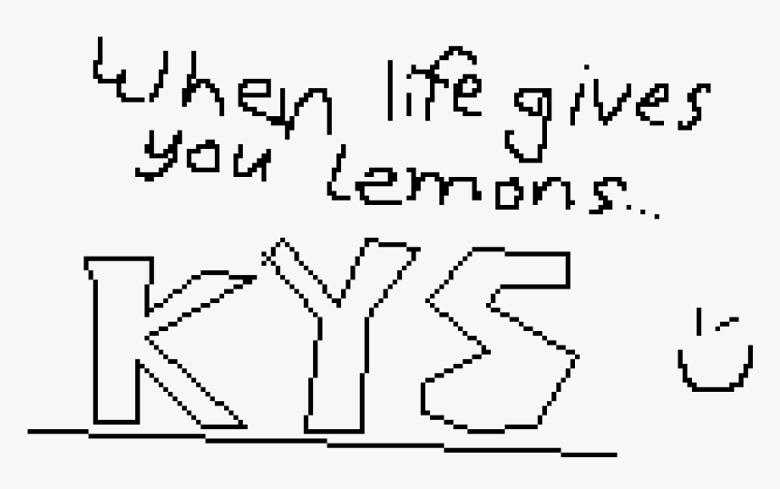 When Life Gives You Lemons - Line Art, HD Png Download, Free Download