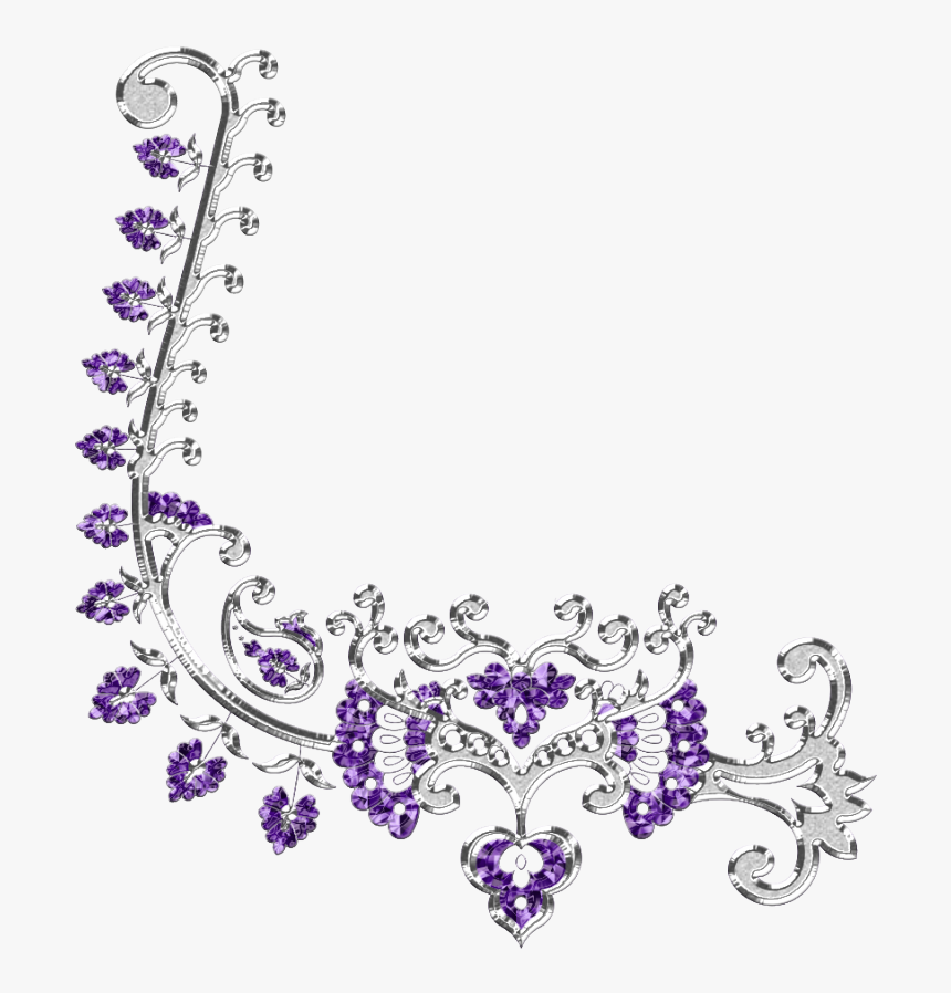 Diamond Clipart Jewel - Jewel Border, HD Png Download, Free Download