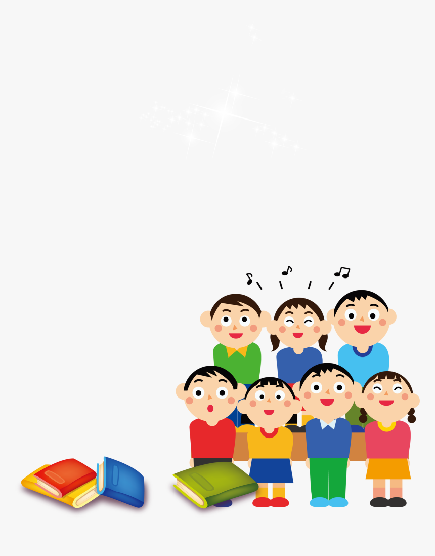 Sing Clipart Childrens Choir - Background For Children's Choir, HD Png Download, Free Download