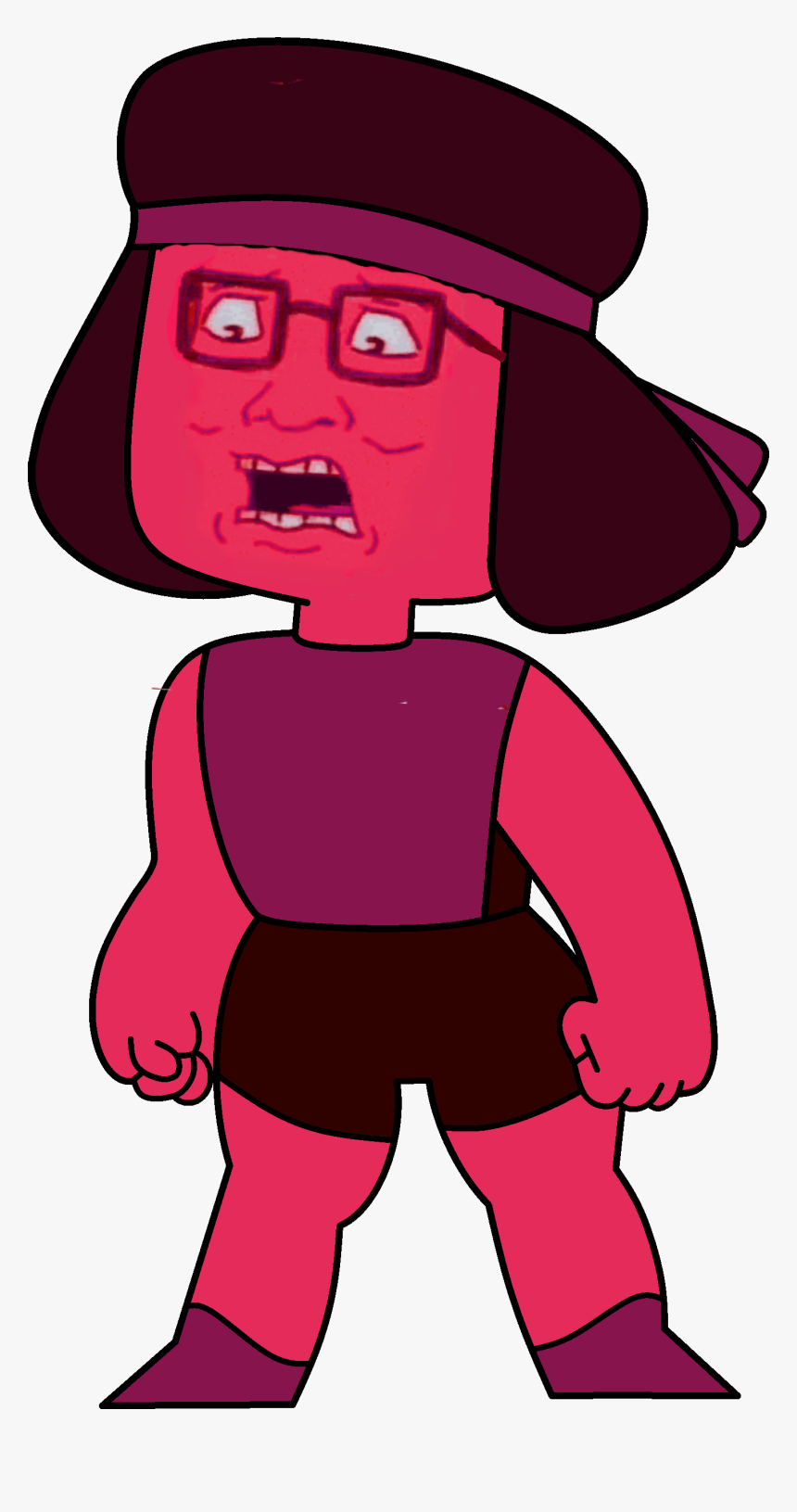 Rubi De Steven Universo , Png Download - Steven Universe Crystal Gem Ruby, Transparent Png, Free Download