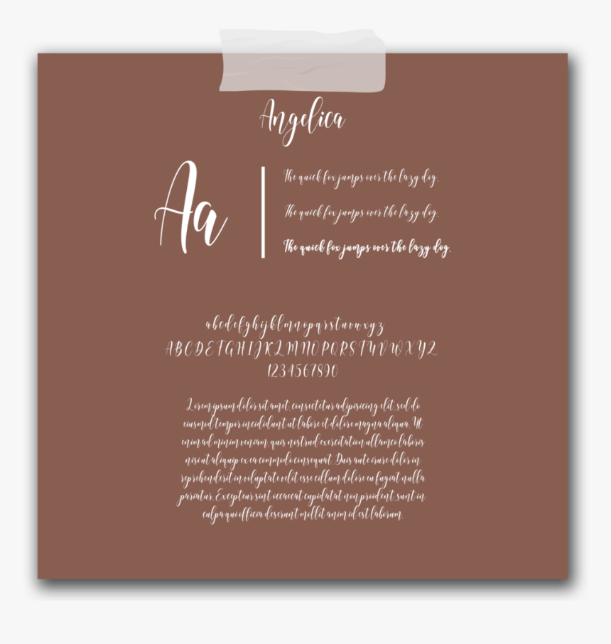 Angelica - Calligraphy, HD Png Download, Free Download