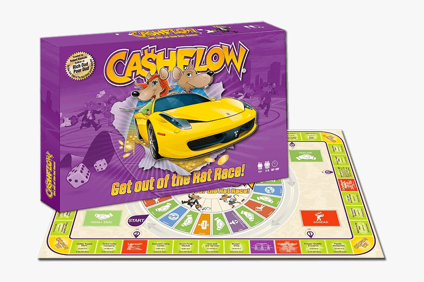 Cashflow The Board Game - Cashflow Board Game, HD Png Download, Free Download