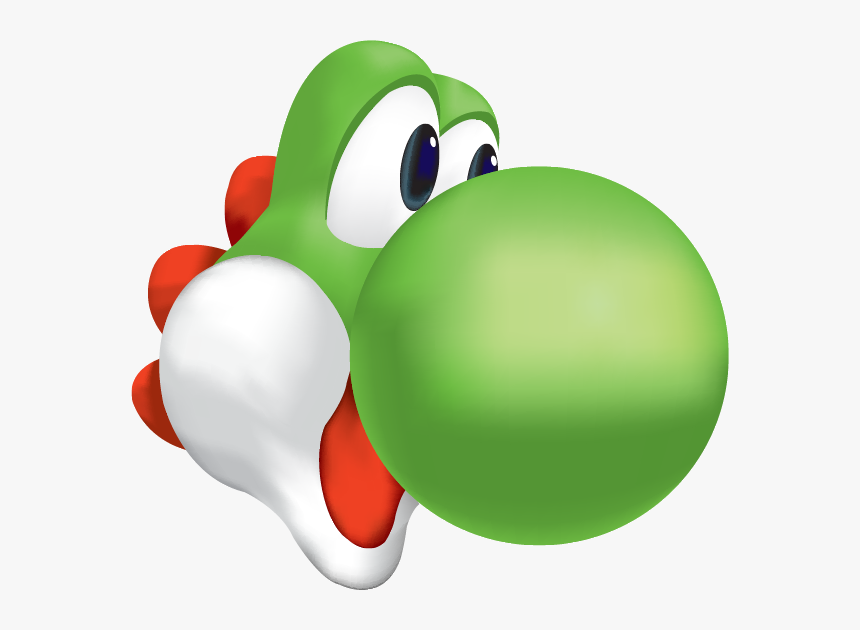 Transparent Yoshi Head Transparent & Png Clipart Free - Yoshi Head Png, Png Download, Free Download