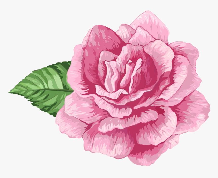 Flores Rosa Cor De Rosa 3 Png - Desenho De Flores Rosa, Transparent Png, Free Download