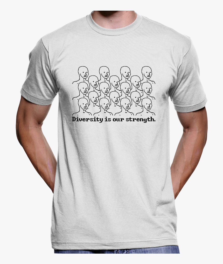 Npc Meme Diversity Is Our Strength, HD Png Download, Free Download