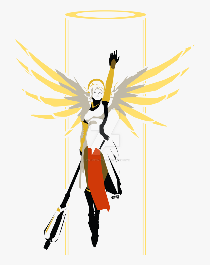 Number 1 Clipart Huge - Overwatch Mercy Rez Png, Transparent Png, Free Download