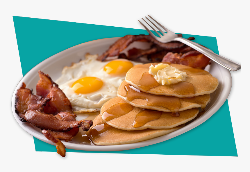 Breakfast Plate Png - Full Course Breakfast Meal, Transparent Png, Free Download