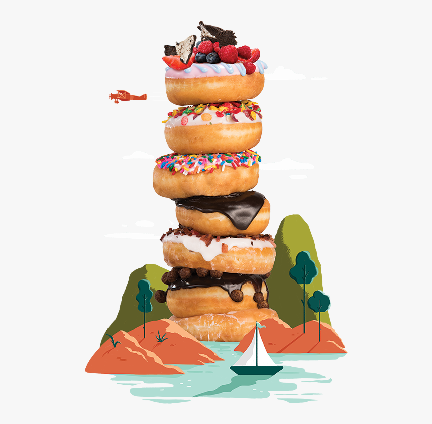 Brunch Favorites Donut Tower - Lawless Brunch Granite City, HD Png Download, Free Download