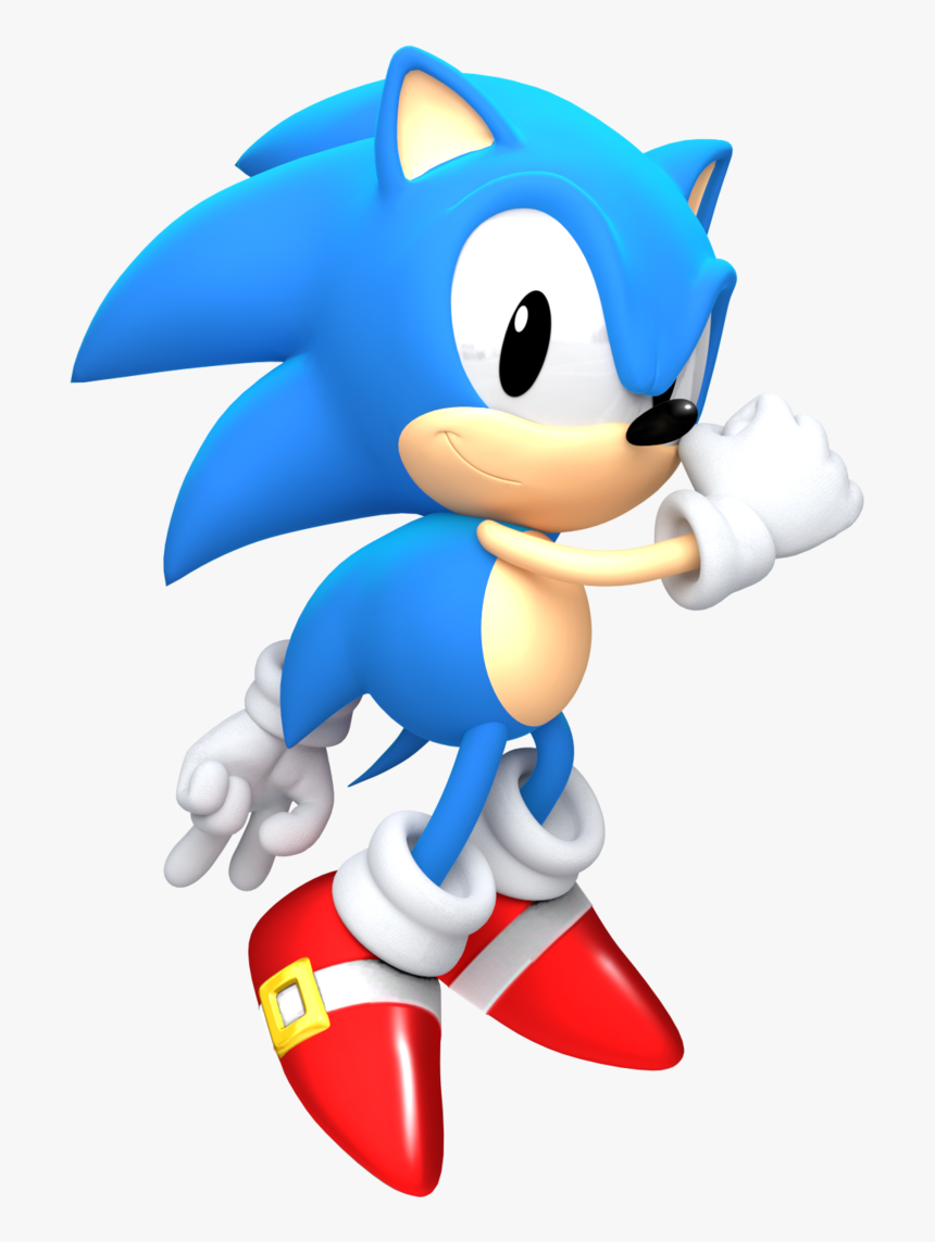 Classic Sonic Render By Jaysonjeanchannel Sonic Mania, - Sonic Forces Sonic Clasico, HD Png Download, Free Download