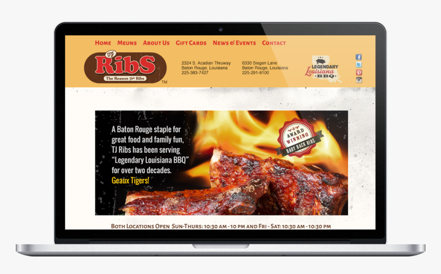 Tj Ribs - Barbecue, HD Png Download, Free Download