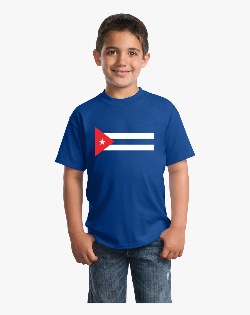 Youth Royal Cuban National Flag - T-shirt, HD Png Download, Free Download