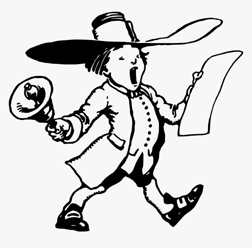 Transparent Medival Clipart - Town Crier Clipart, HD Png Download, Free Download