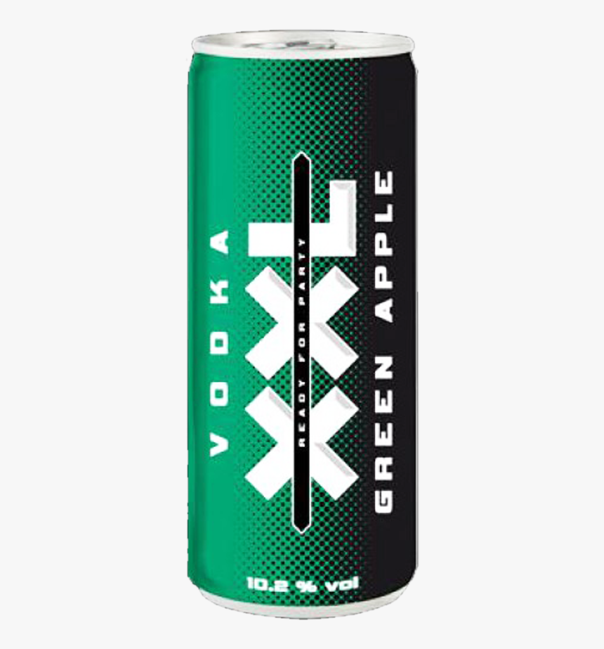 Xxl Green Apple Mix 25cl Vodka - Xxl Vodka Mix, HD Png Download, Free Download