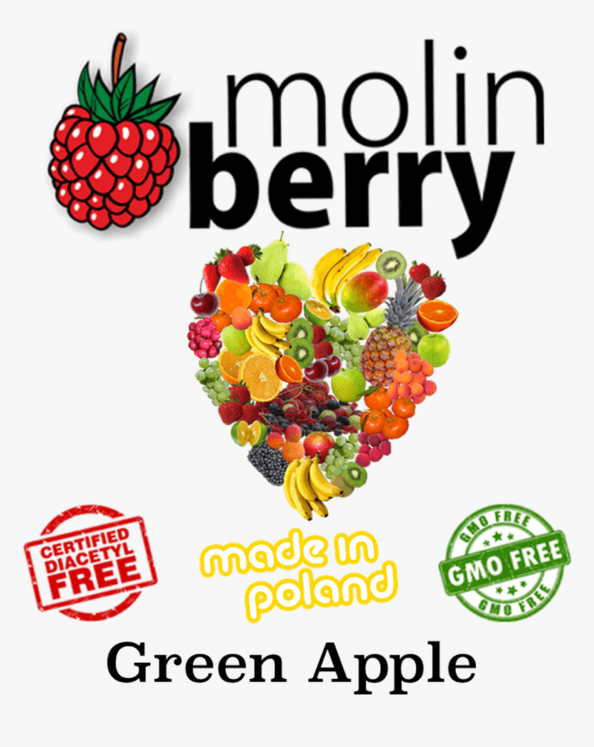 Green Apple By Molinberry - Strawberry, HD Png Download, Free Download