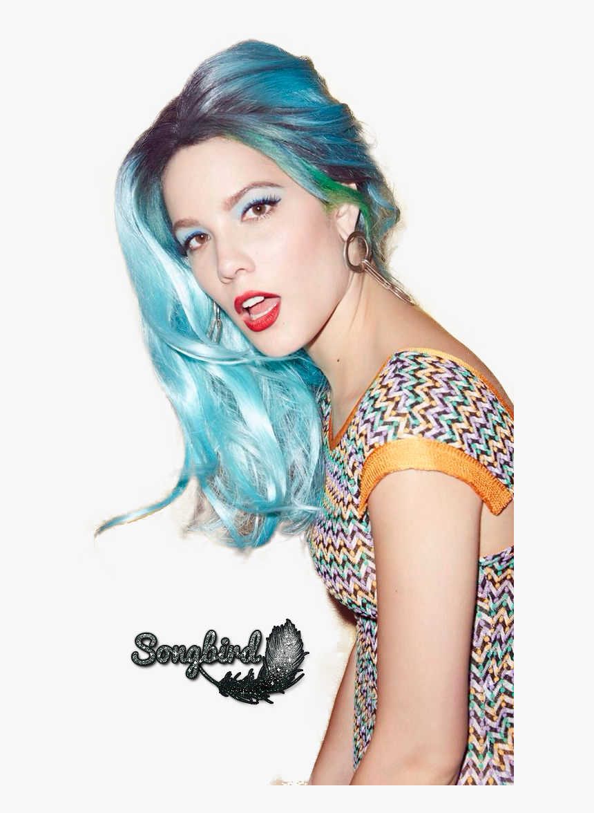 Halsey Free Png Image - Blue Pastel Halsey, Transparent Png, Free Download