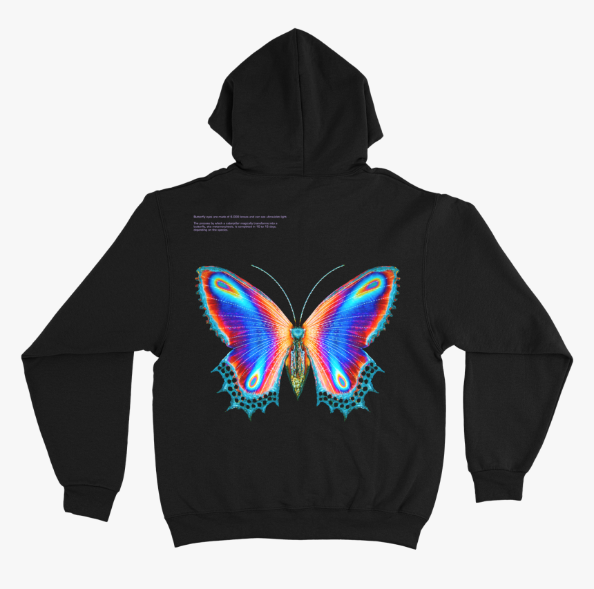 Halsey Multicolor Butterfly Hoodie, HD Png Download, Free Download