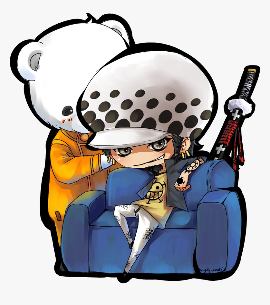 One Piece New Chibi , Png Download - One Piece Law Chibi, Transparent Png, Free Download