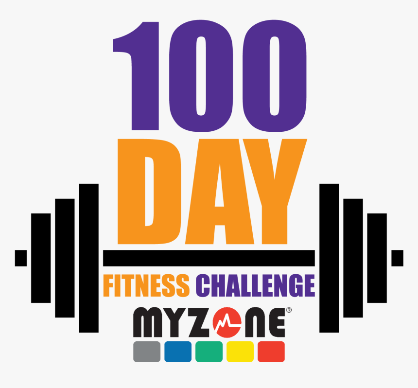 Fitness Challenge Logo Clipart , Png Download - 100 Day Challenge Design, Transparent Png, Free Download