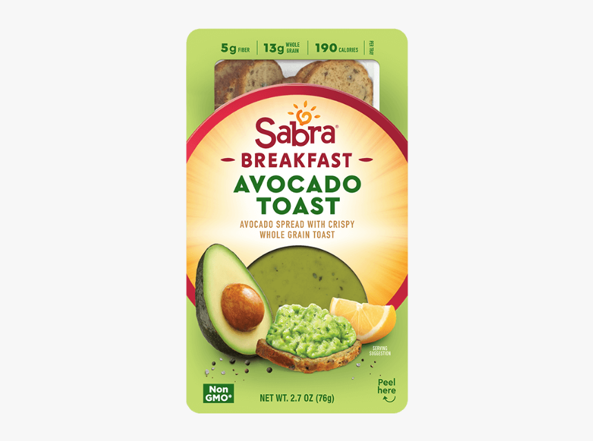 Sabra Story - Sabra Breakfast Avocado Toast, HD Png Download, Free Download