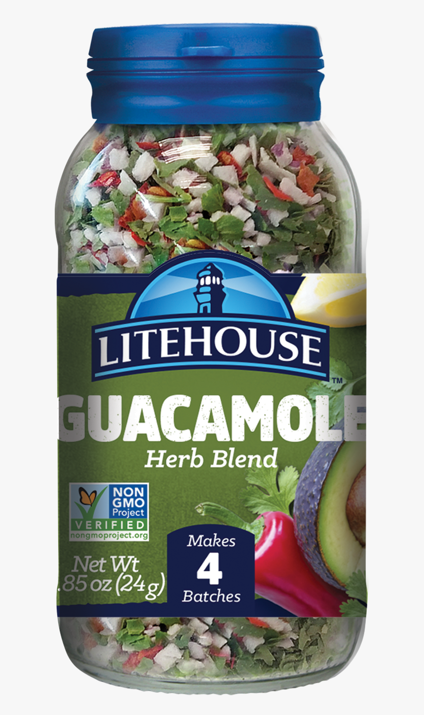Litehouse Instantly Fresh Guacamole Blend - Litehouse Guacamole Herb Blend, HD Png Download, Free Download