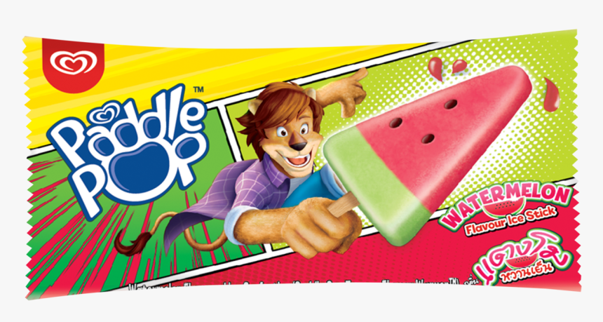 Paddle Pop Watermelon Flavour Ice Stick - Watermelon Popsicle Selecta, HD Png Download, Free Download