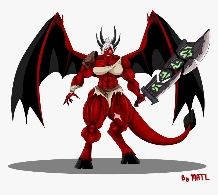 Digital Art , Png Download - Riven Demon, Transparent Png, Free Download