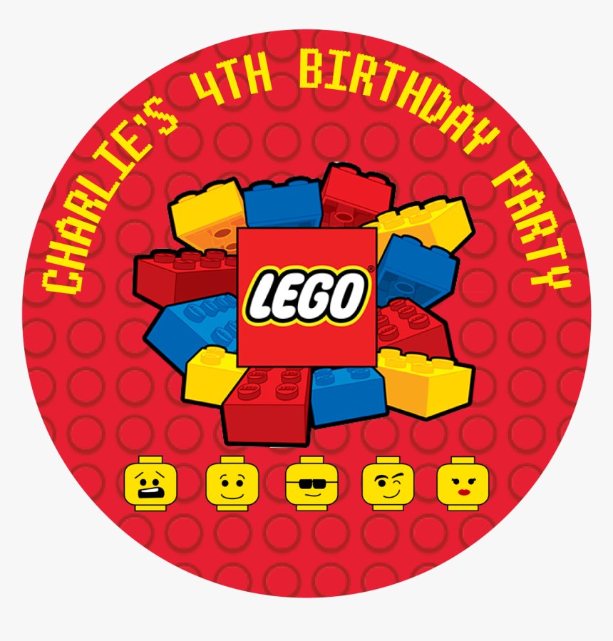 Lego Blocks Party Box Stickers - Lego, HD Png Download, Free Download