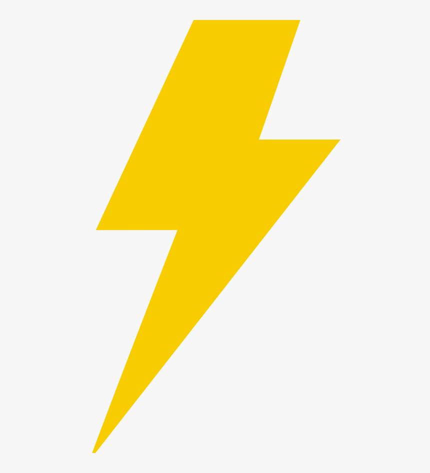 Transparent Background Lightning Bolt Clipart, HD Png Download, Free Download