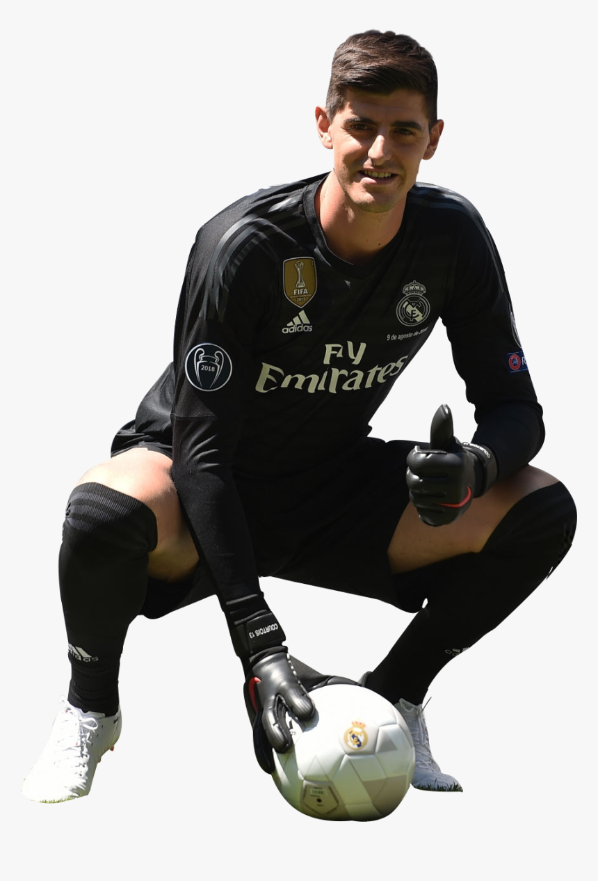 Thibaut Courtois Render - Thibaut Courtois Real Madrid Shirt, HD Png Download, Free Download