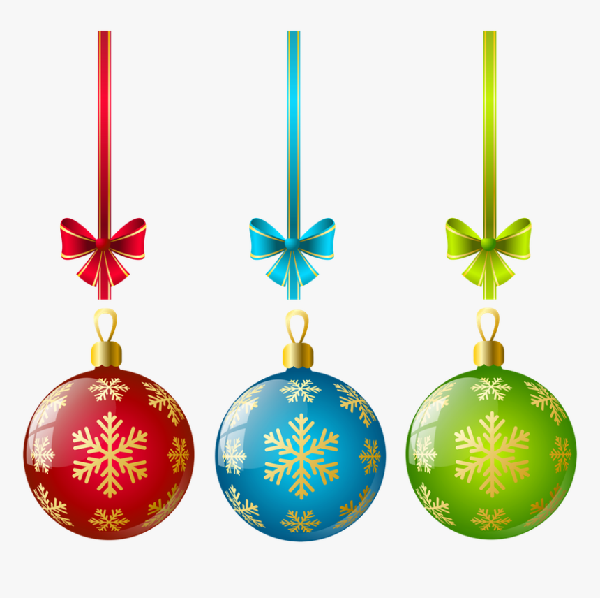 Christmas Tree Ornaments Transparent, HD Png Download, Free Download