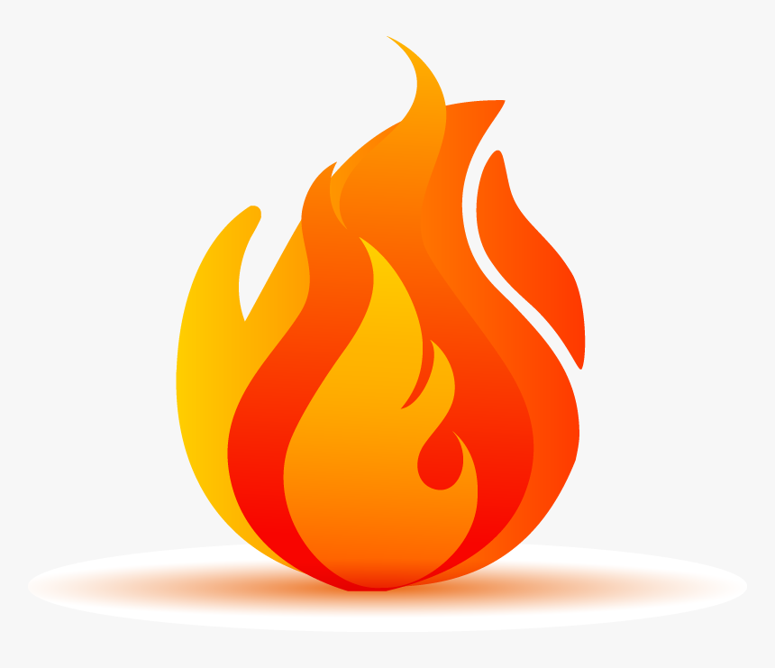 Flame Cartoon - صوره شعله, HD Png Download, Free Download