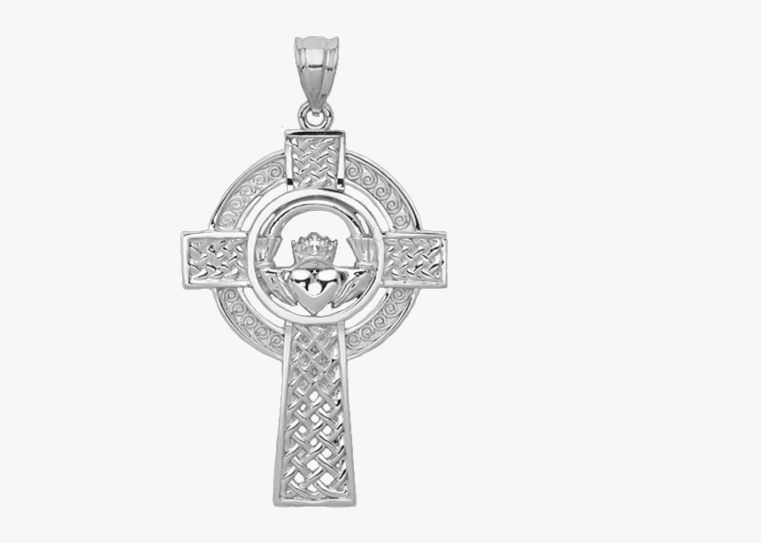 Celtic Claddagh Cross Pendant - Locket, HD Png Download, Free Download