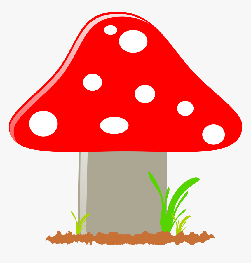 Dots Fly Agaric, Mushroom, Toxic, Poisonous, Red, Dots - Fly Mushroom Clipart, HD Png Download, Free Download