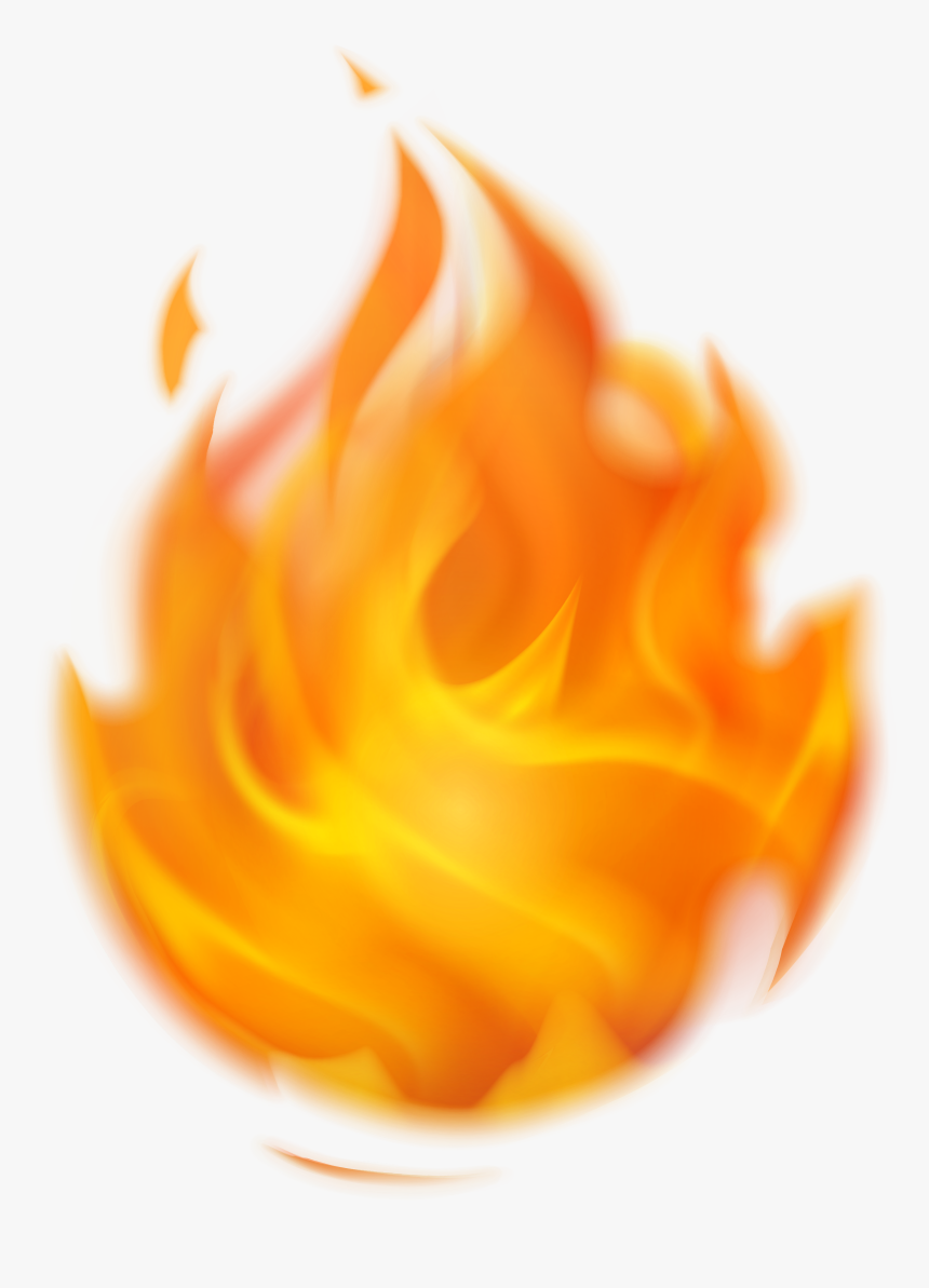 Fire Clip Art Flaming - Transparent Background Fire Icon, HD Png Download, Free Download