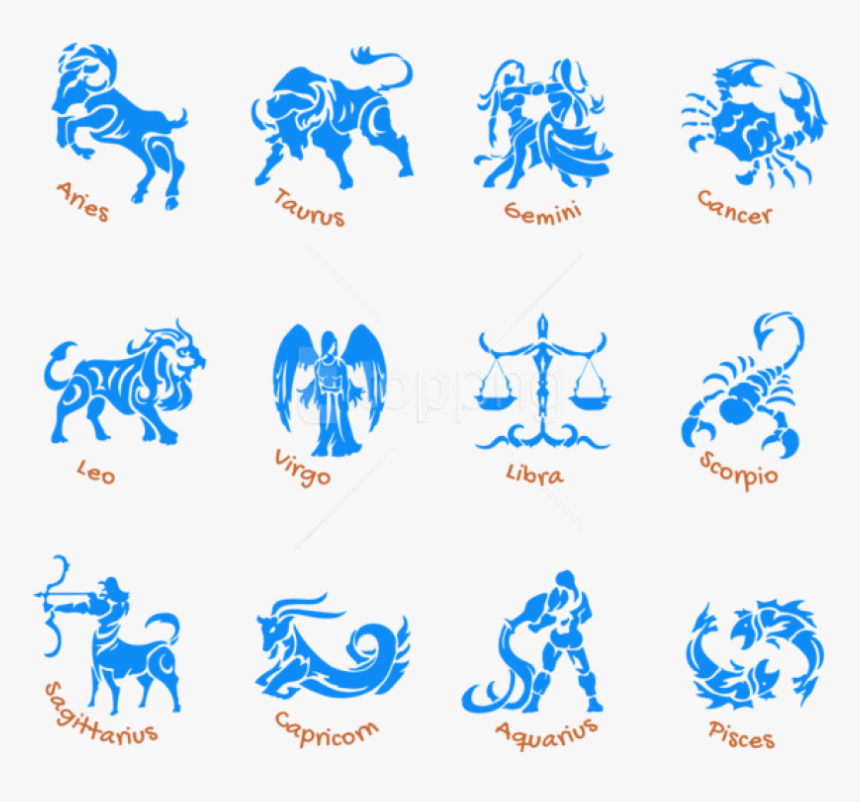 Zodiac Sign Png - Zodiac Signs Transparent Background, Png Download, Free Download