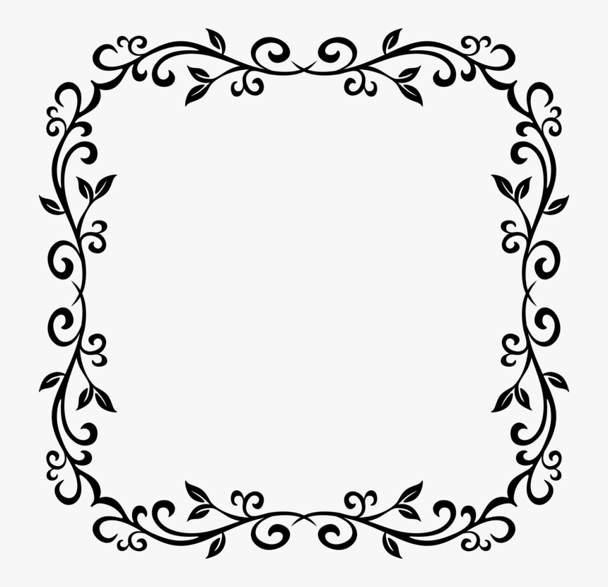 Clip Art Borders And Frames Picture - Square Frame Clipart Png, Transparent Png, Free Download