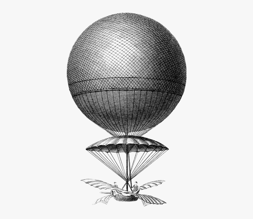 Aeronautics, Hot Air Balloon, Old, Vintage, Hot, Air - Old Hot Air Balloon Png, Transparent Png, Free Download