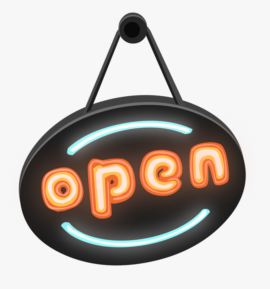 Transparent Neon Sign Clipart - Neon Sign Clipart Open, HD Png Download, Free Download