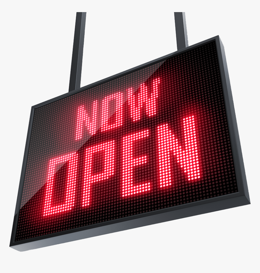 Now Open Sign Png, Transparent Png, Free Download