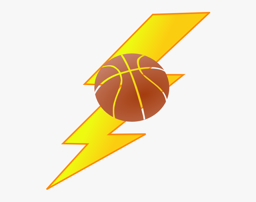 Thunder Basketball Clipart, HD Png Download, Free Download