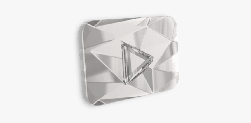 Diamond Play Button Devianart - Diamond Play Button Asli, HD Png Download, Free Download