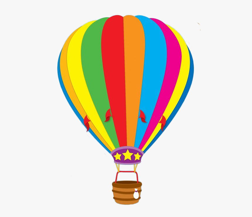 Transparent Vintage Hot Air Balloon Clipart - Carson Dellosa Hot Air Balloons, HD Png Download, Free Download