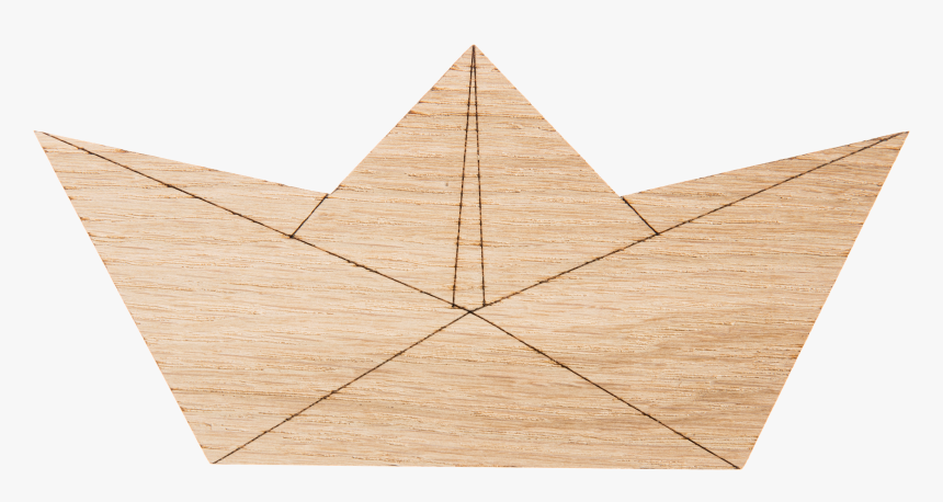 Hagelens Paper Boat Hook - Plywood, HD Png Download, Free Download