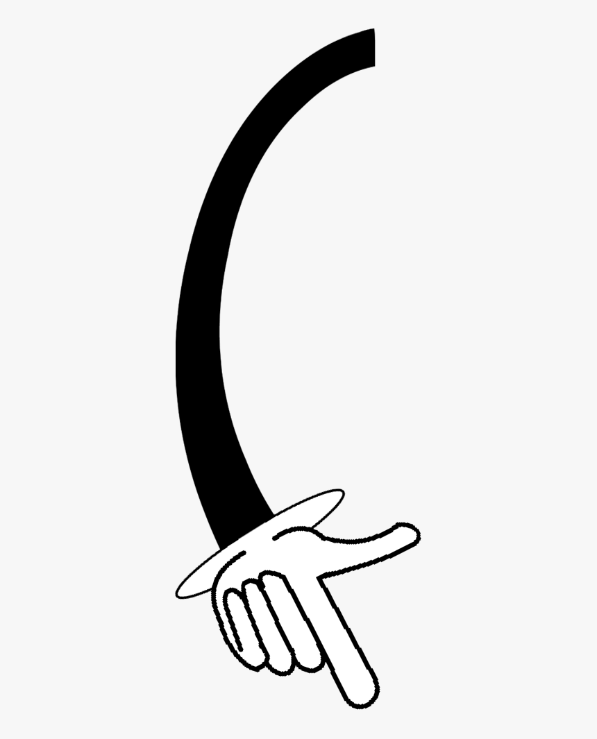 Transparent Pointing Hand Clipart - Cartoon Pointing Finger Png, Png Download, Free Download