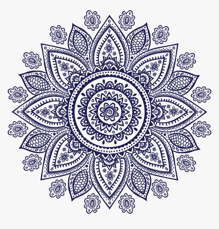 Download Transparent Mehndi Clipart - Mandala Vector Designs Png ...