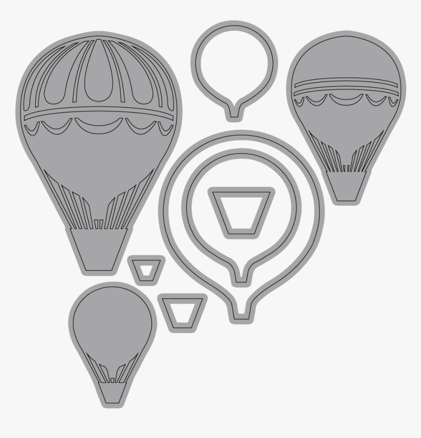 Vintage Balloon Race - Illustration, HD Png Download, Free Download