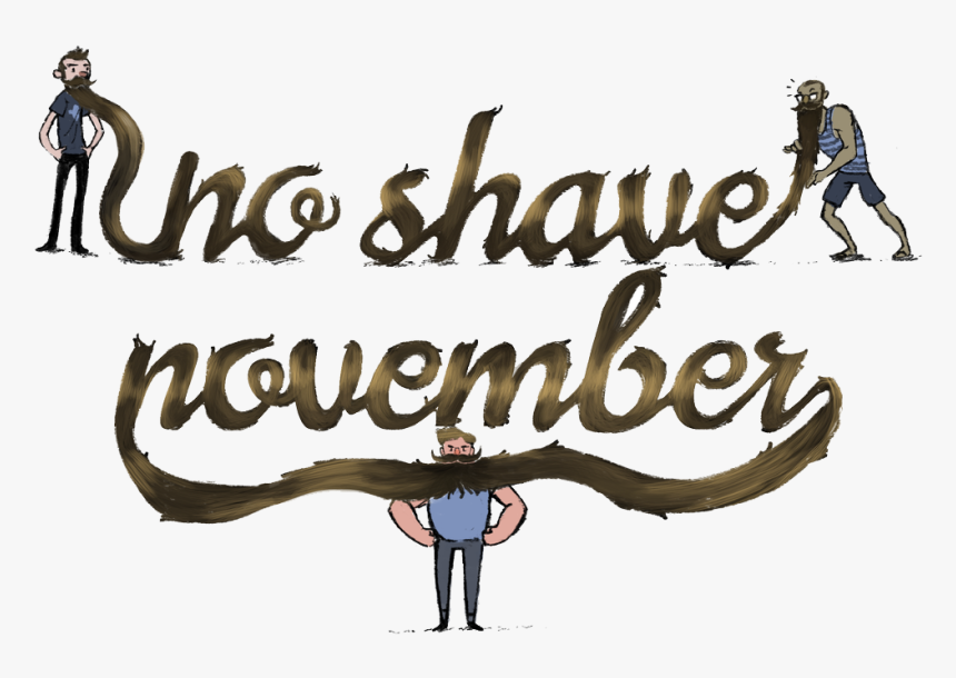 Download No Shave Movember Day Mustache High Quality - November Month No Shave, HD Png Download, Free Download